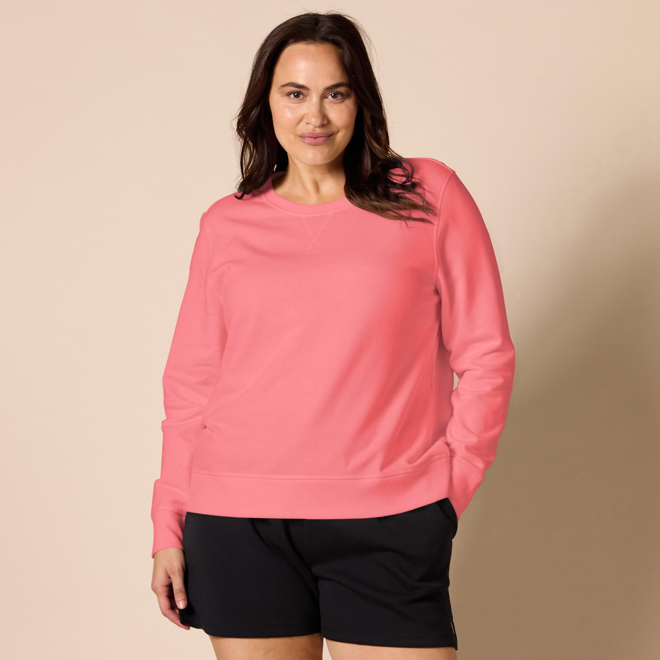 Amazon Essentials Mujer Sudadera con Cuello Redondo de Forro Polar (Disponible en Tallas Grandes) — view 6