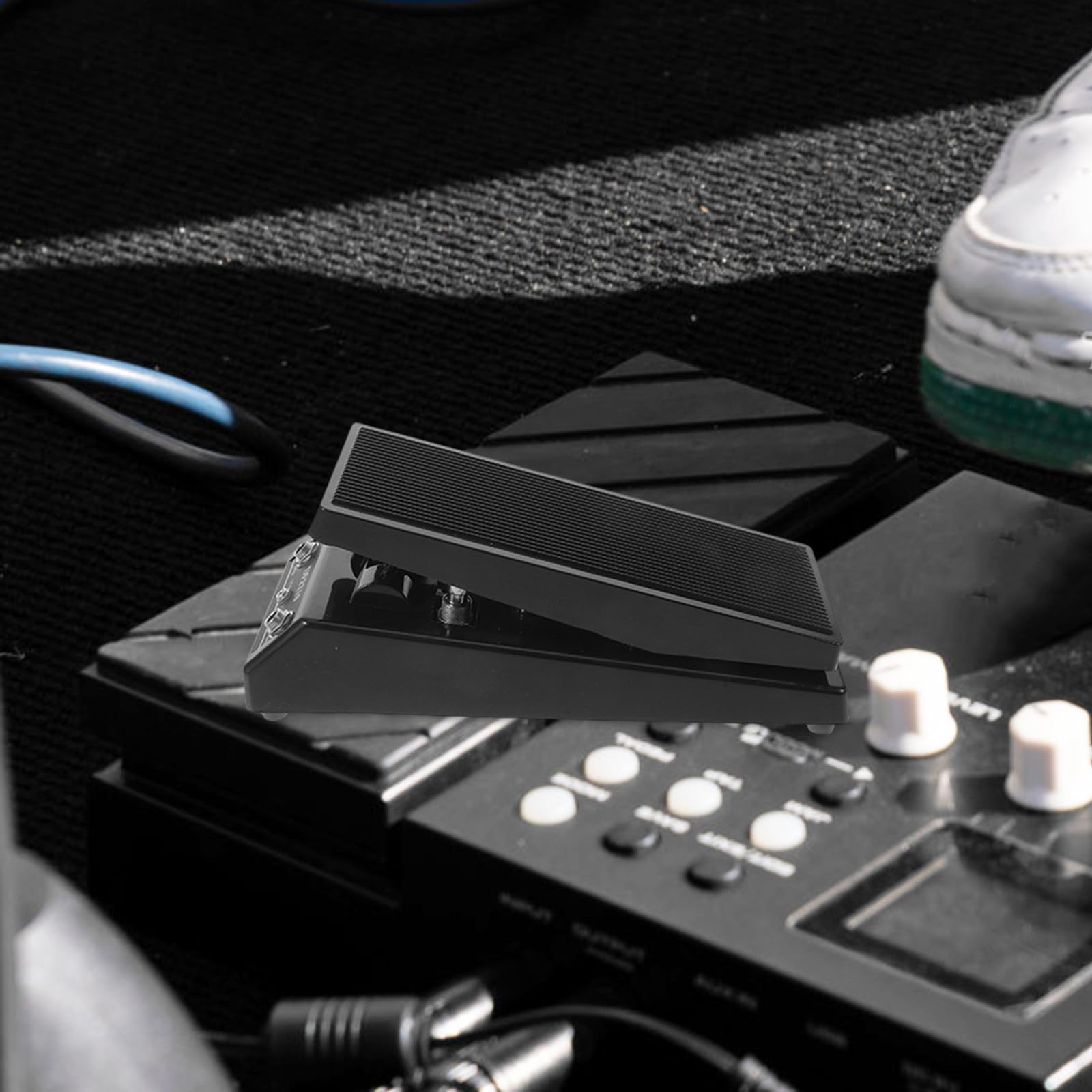 Pedale Effetto Wah Compatto per Chitarra Elettrica con Controllo Volume Attivo, Materiale Metallo e Plastico, per Festival Musicali e Concerti Live