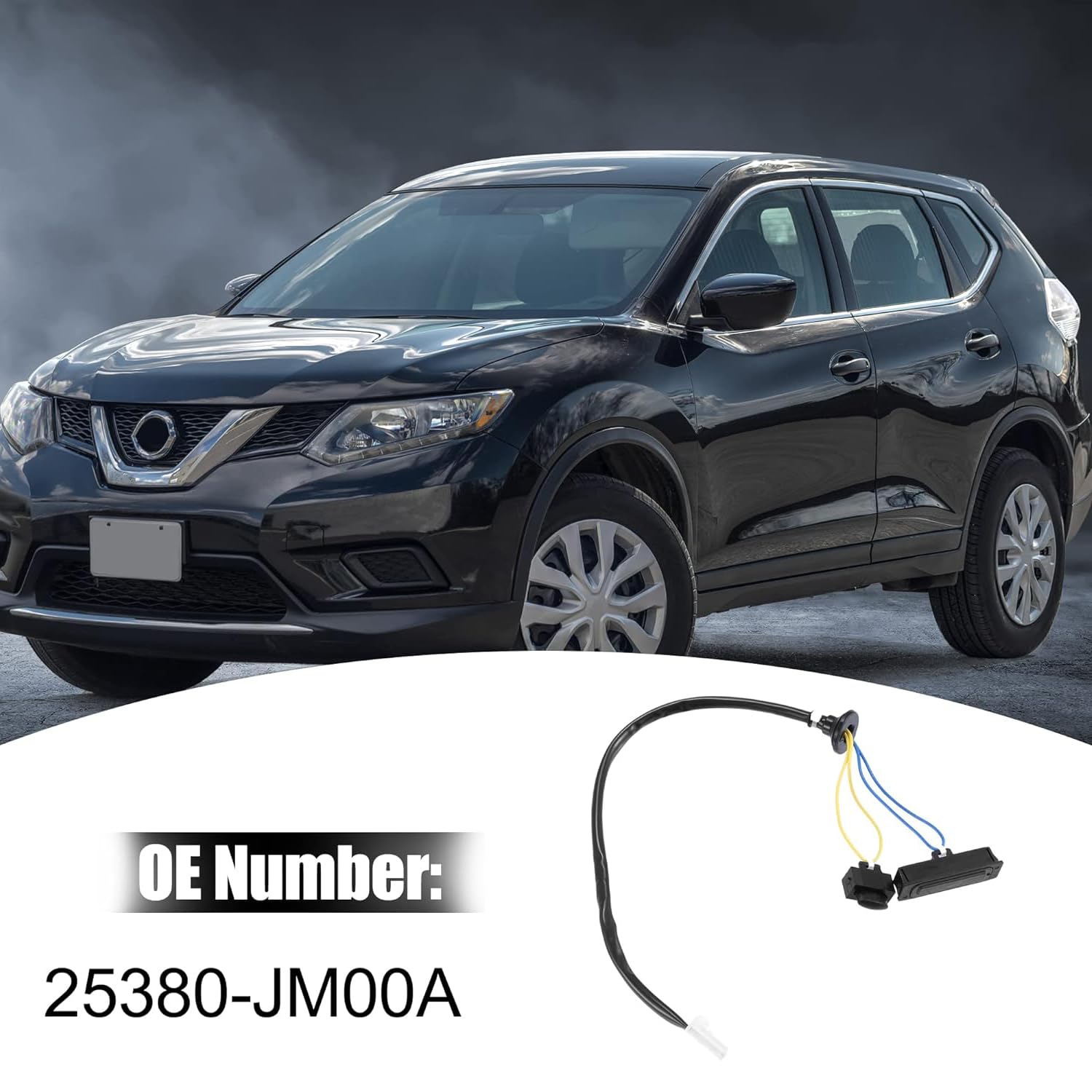 Rear Door Trunk Liftgate Release Switch for Nissan Rogue 2008-2015 25380-JM00A Rear Door Trunk Liftgate Release Switch for Nissan Rogue 2008-2015 25380-JM00A