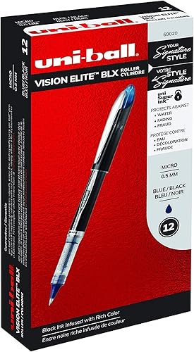 Vista 8 de Uni-ball Vision Elite BLX - Bolígrafos de infusión Blx Azul-negro