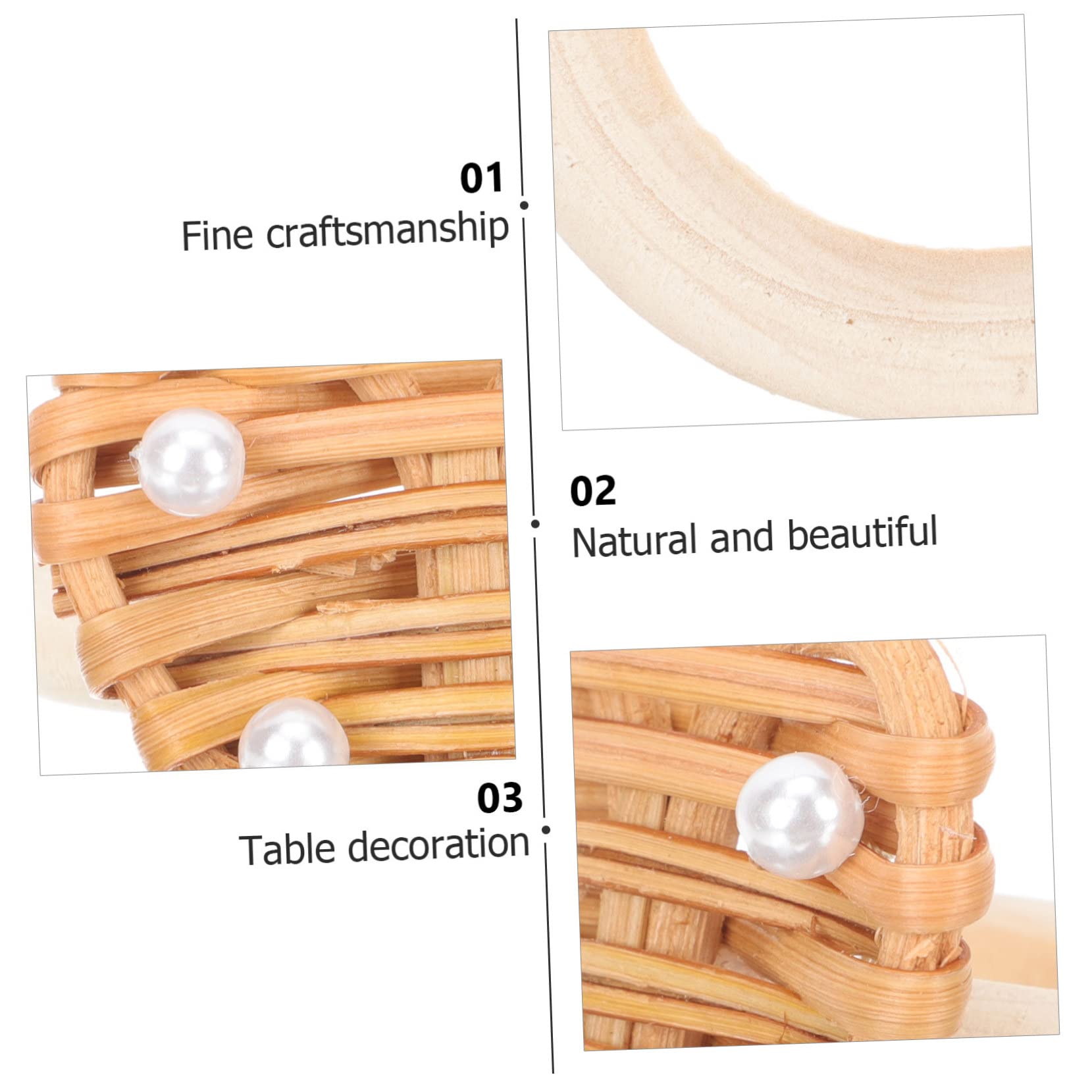 PRETYZOOM 3 Set Portatovagliolo Hallowen Tovaglioli Natale Colino Il Quarto Anello Portatovaglioli in Rattan Intrecciato Fibbia Per Portatovaglioli Natalizi -lega 6 Pezzi * 3