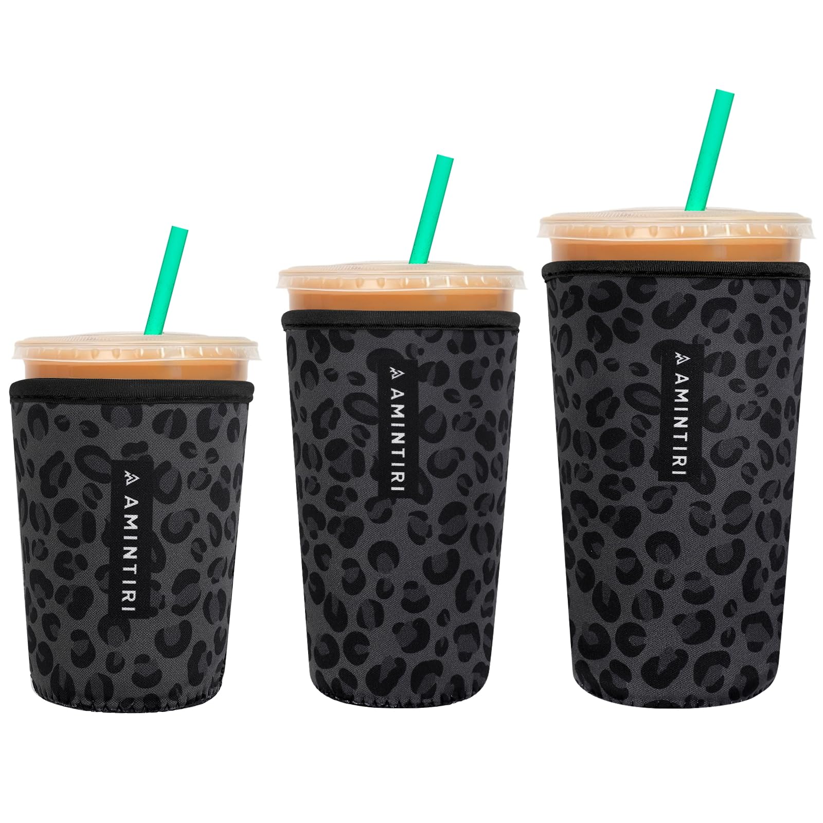 Reusable Insulator Neoprene Sleeve for Iced Coffee &amp; Cold Soda