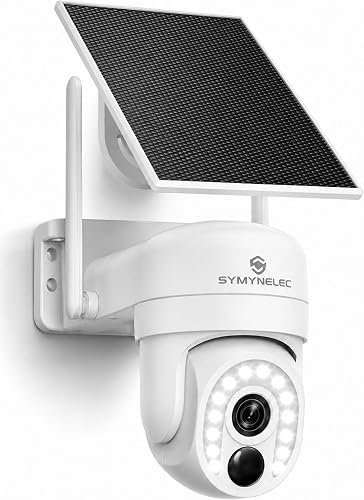 Caméra Surveillance WiFi Extérieure sans Fil Solaire 5 SYMYNELEC