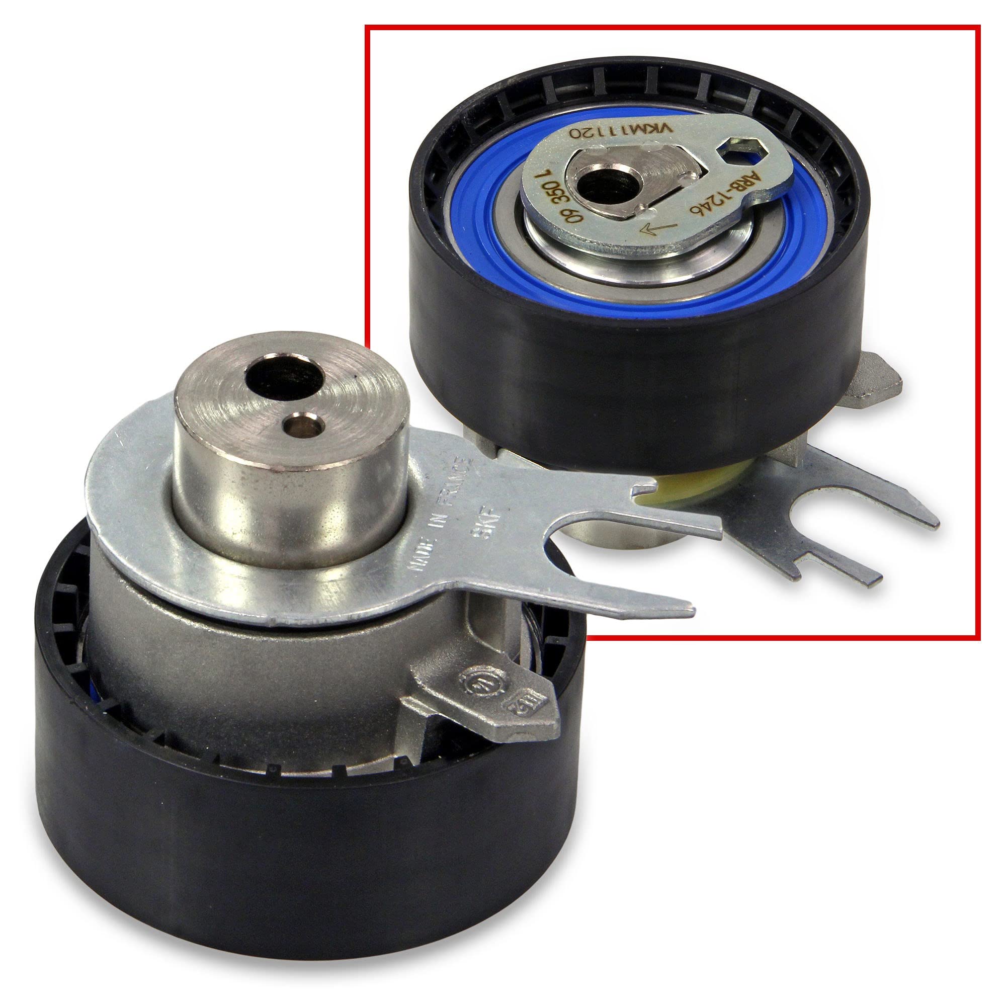 SKF VKMC 01122 Kit Tendicinghia con Pompa Acqua | Compatibile con: SEAT IBIZA III, IBIZA IV, IBIZA IV SC, SKODA FABIA I, FABIA I Combi, FABIA I Stufenheck, FABIA II