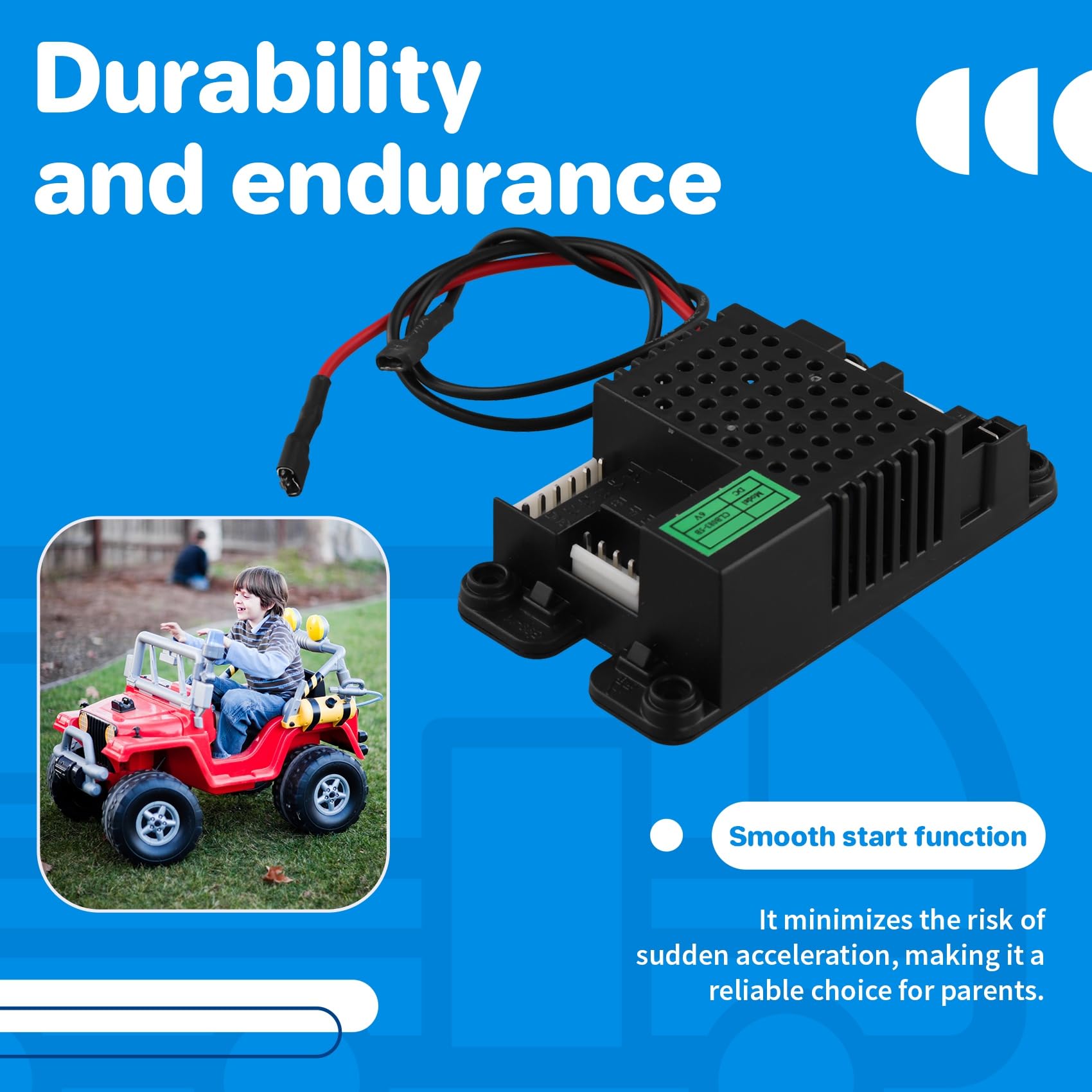 Ricevitore per Veicoli Elettrici per Bambini CLB083-6B Parti di Veicolo Elettrico Parti di Veicolo Elettrico Controllo CLB083-5B
