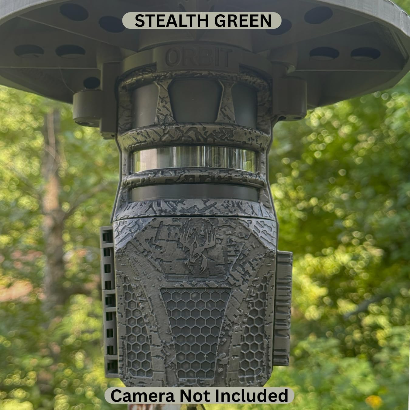 Trail Camera Cover for 360 Cameras - Stealth Model FITS: WILDGAME Innovations Orbit 360 Stealth - Color is The Closest Match to Camera Highly UV Resistant for Prolonged Outdoor Use