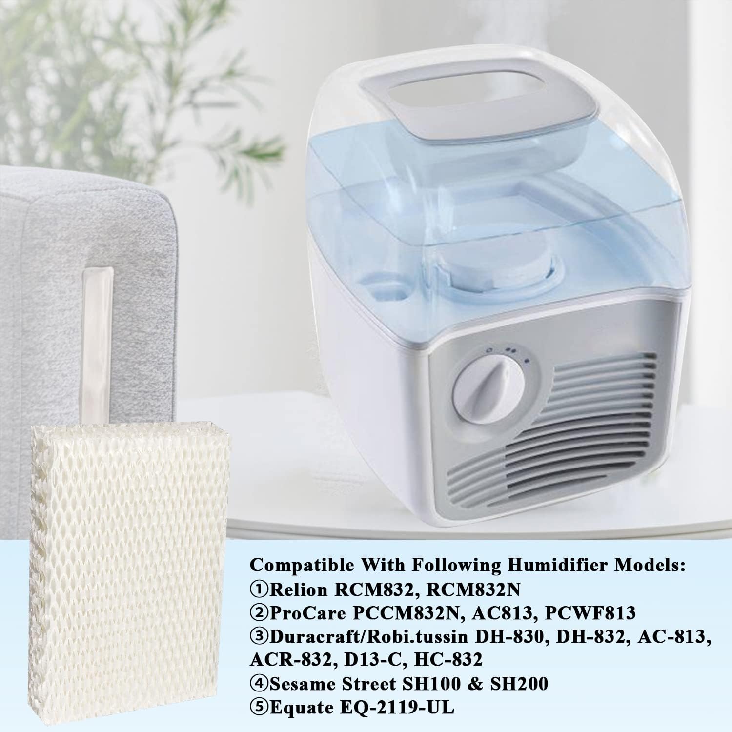 Buy WF813 Humidifier Super Wick Filter (4 Pack) Replacement for Relion