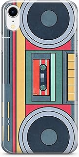 جراب خلفي سيليكون كاسيت قديم لهاتف ايفون XRمن كوفري كيسيز - متعدد الالوان