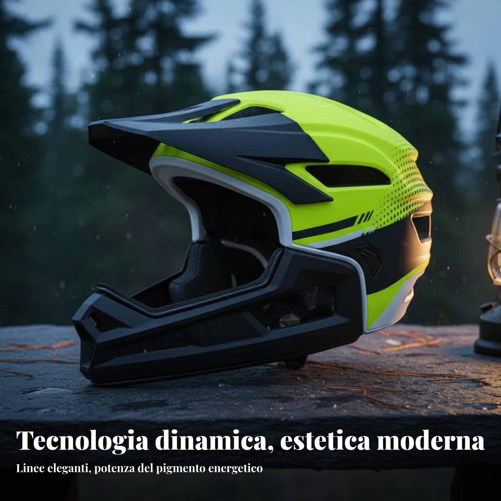 Qianly Casco Full-Coverage de Bicicleta de Montaña Ajustable Casco Biking Ajuste Regulable para Adultos, Competición