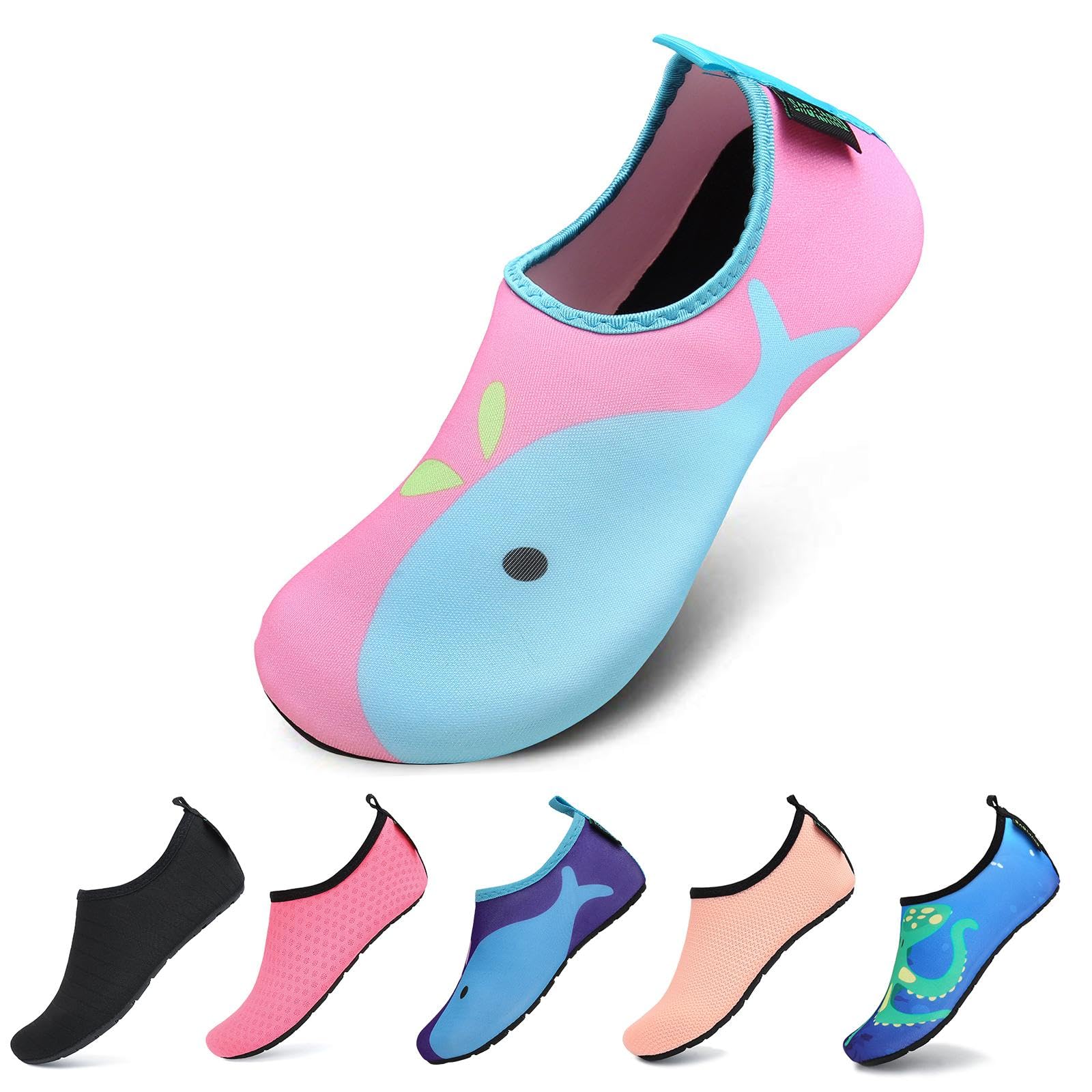 SAGUARO Zapatos de Agua Niños Verano Secado Rápido Aqua Calzado Ligeros Transpirable Zapatillas Snorkel Bucear Swim Piscina Playa Yoga