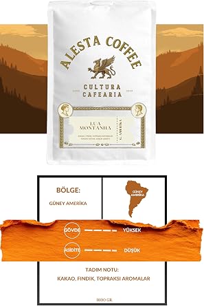 Alesta Coffee&Roastery Espresso Kavrulmuş Çekirdek Kahve 1000 Gr.