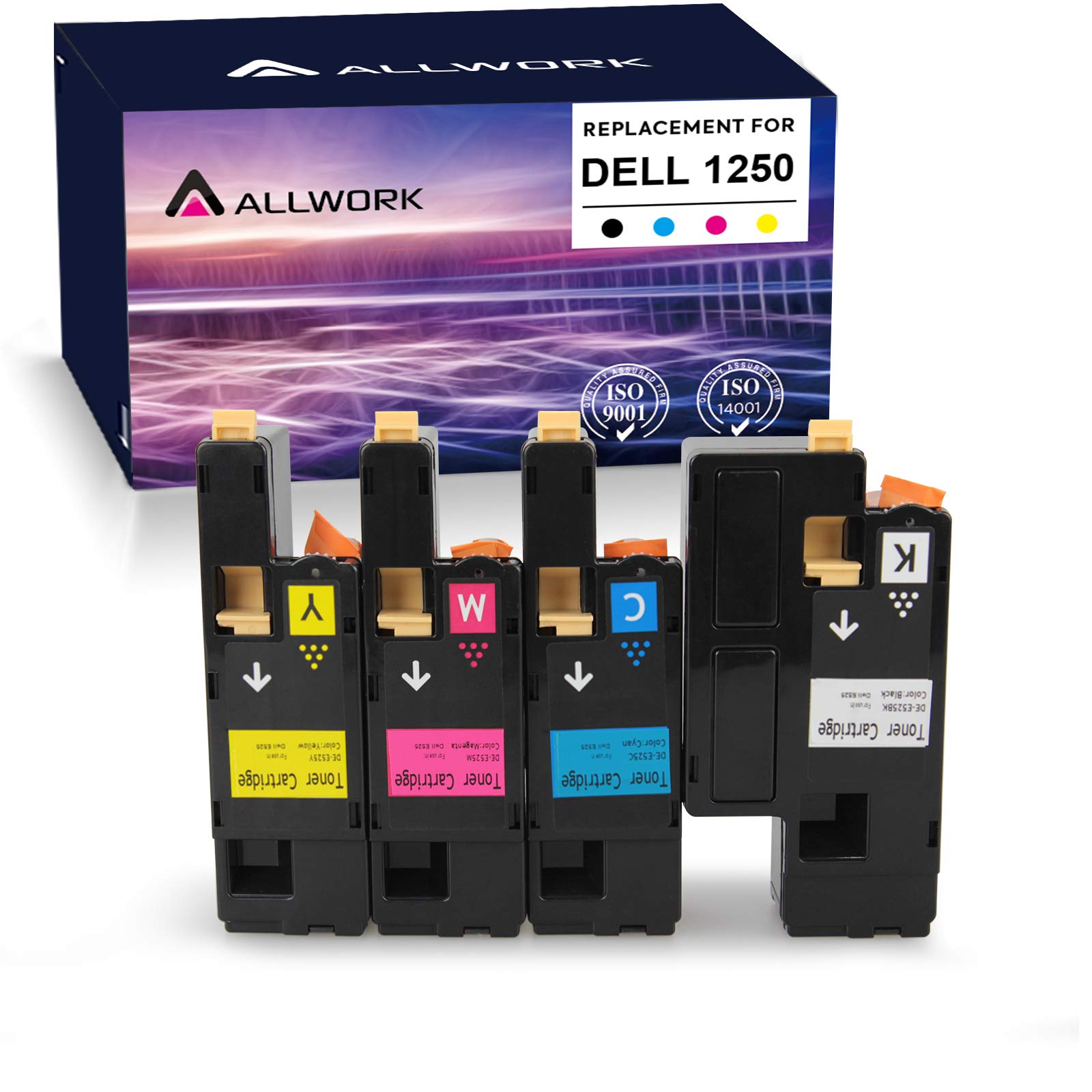 ALLWORK 1250c 1350cnw 1355cn 1355cnw 1755nf 1755nfw C1760nw C1765nf Toner Cartridge Replacement