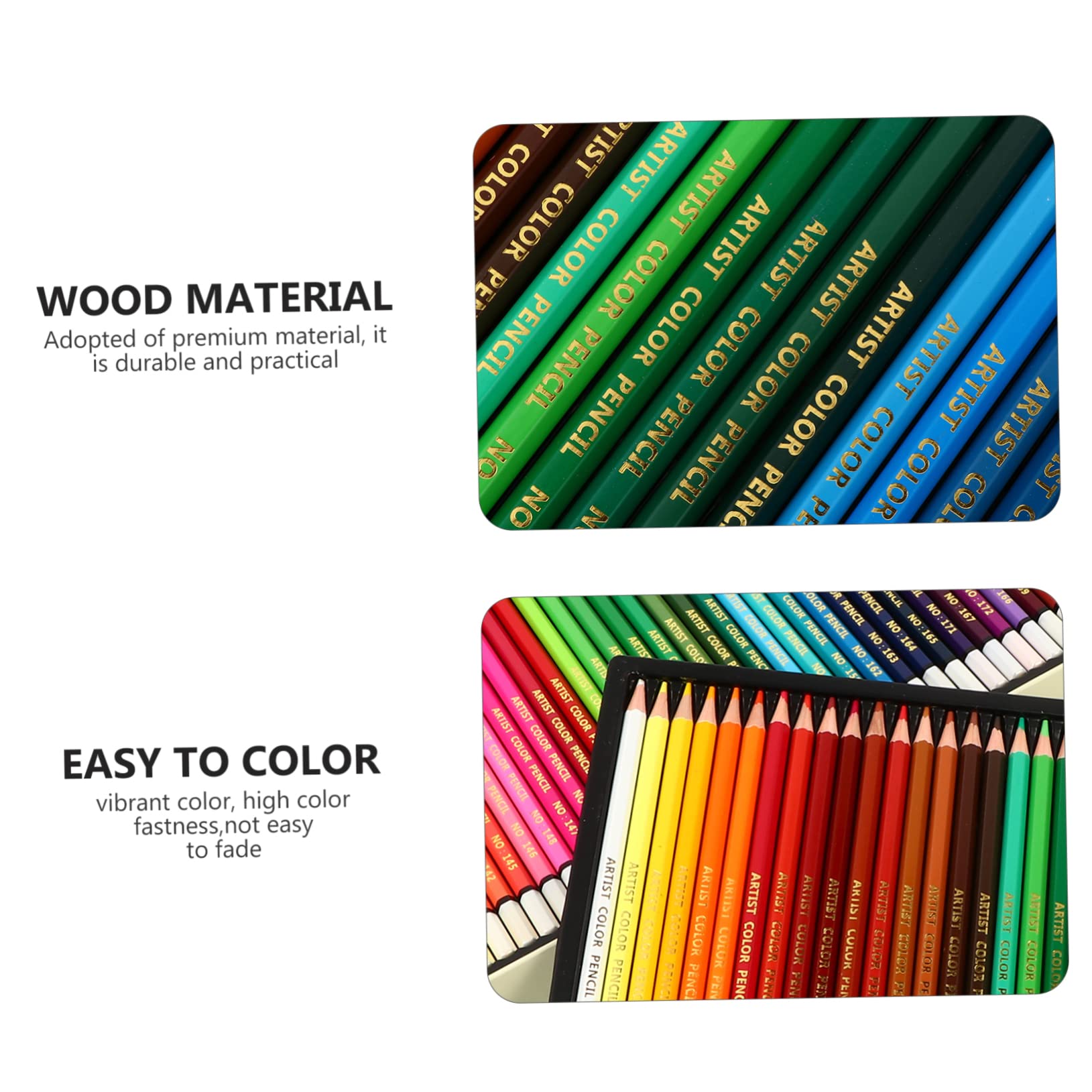 Ambiance de Crayons à Dessin pour Artiste 120 Couleurs