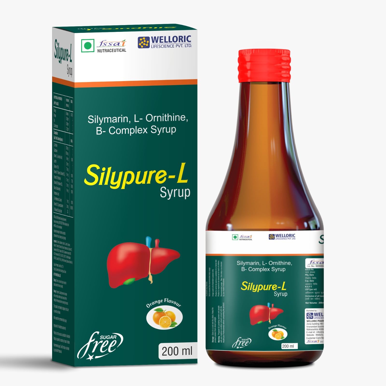 Silypure-L Liver Tonic Syrup, Herbal and Ayurvedic Tonic Syrup for Daily Use Net 200ml-picture-23