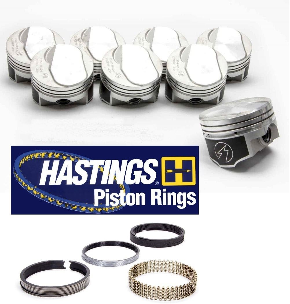 Speed Pro TRW Dome Coated Pistons & MOLY Ring Kit