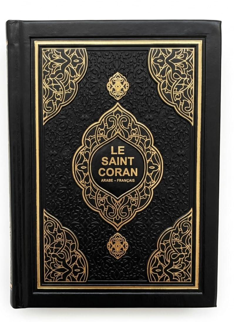 Coran Arabe-Français - avec QR Code Audio - Traduction et Sens des Versets - Idéal pour la Lecture Quotidienne et Le Ramadan (Noir)