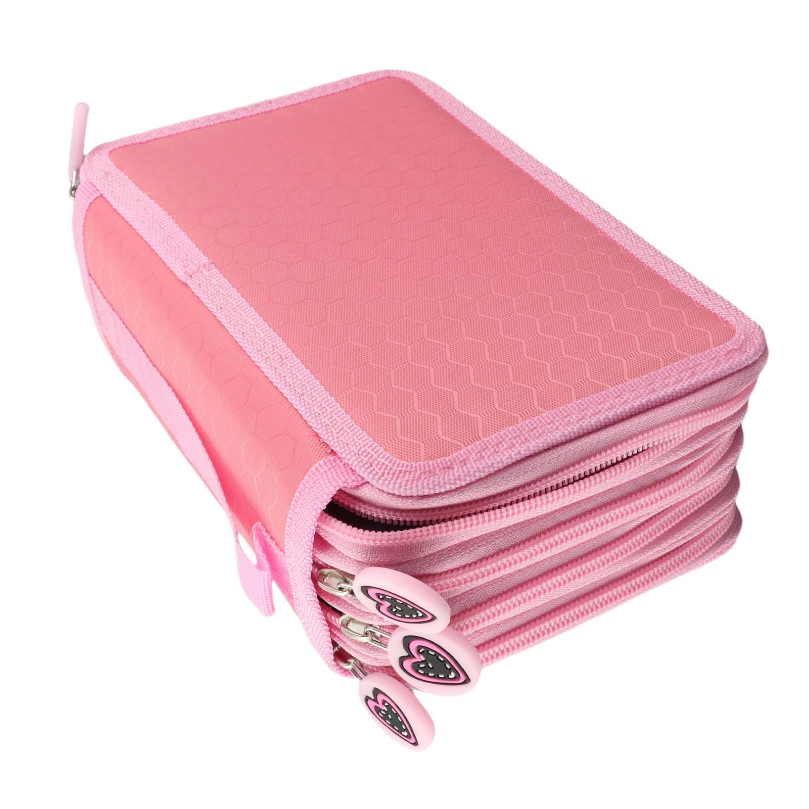 Astuccio Portamatite per 72 Matite Portapenne Astuccio Scuola Super Grande 4 Strati Portamatite Caso Utilissimo Astuccio per La Scuola (Senza Matita) - Rosa