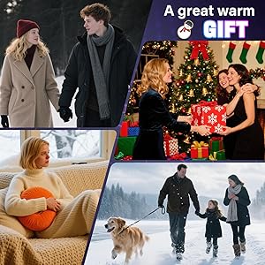 Hand Warmers Rechargeable 2 Pack - Electric Rechargeable Magnetic Hand Warmer with LED Display, 4 Heat Levels, Lanyards, USB, Gift for Men Women Kid, for Golf/Skiing/Camping/Hunting Essentials