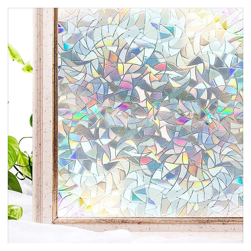 Vinilo decorativo 3D irisado para ventana 30x200 cm miniatura 4