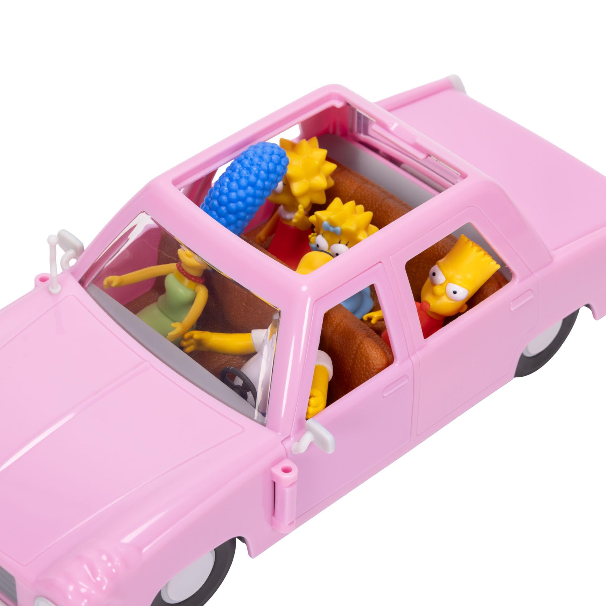 The Simpsons Famiglia figure con veicolo berlina Playset