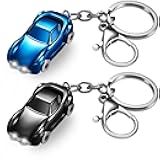 Frienda Car Keychain Car Key Holder Flashlight Keychain Backpack Charm Christmas Gift for Men and Women