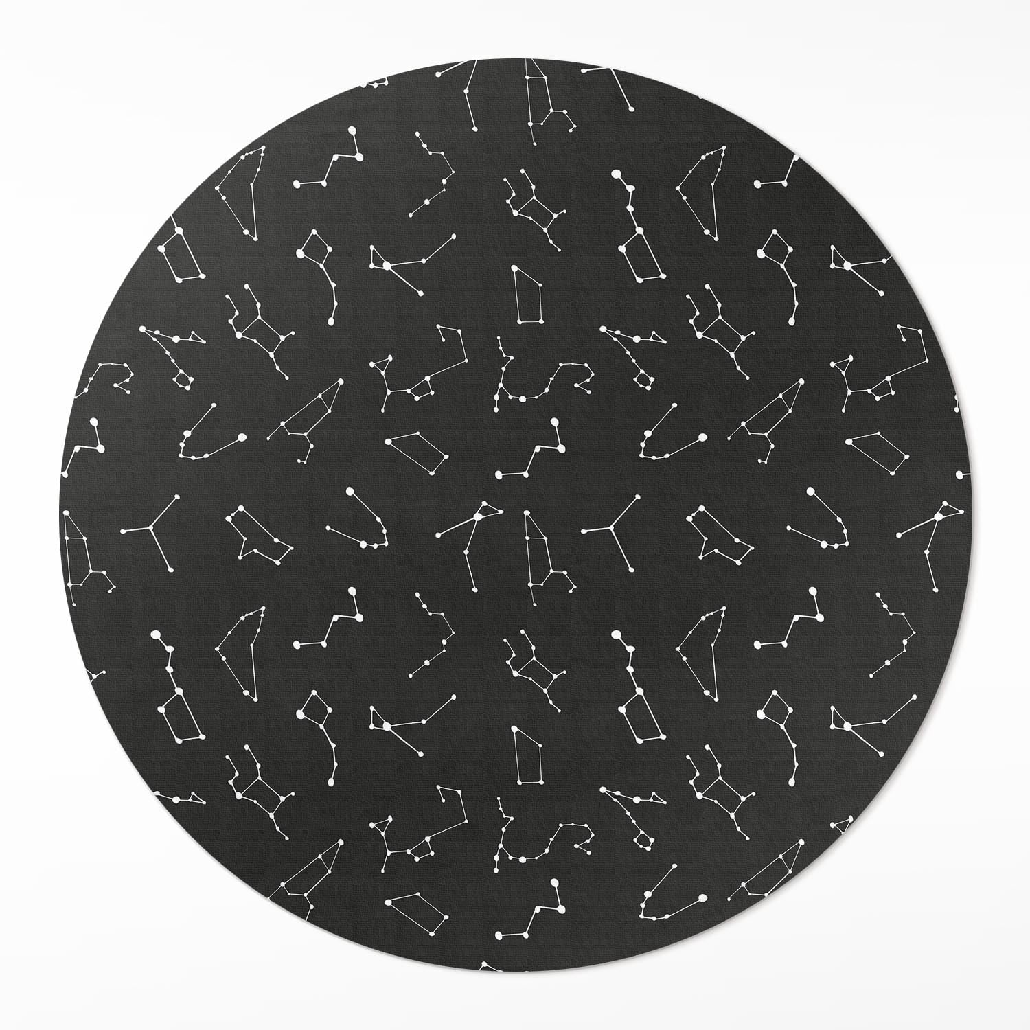Tapis vinyle ø90 cm maison deco pour salon et chambre