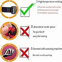 Vista 3 de KSACLE Correa ajustable para gafas, paquete de 4 correas para lentes sin cola, retenedor de gafas de cuerda de ajuste universal, lentes de sol