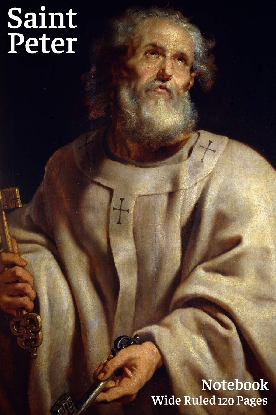 Saint Peter: Beautiful St. Peter Gift Prayer Journal ~ Small Lined Notebook (6" x 9")