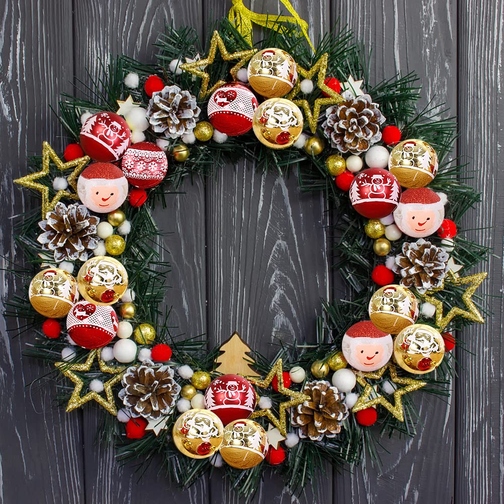 Lvjkes Kerstballen, 16 stuks, 6 cm, onbreekbare kunststof Lvjkes Kerstballen, 16 stuks, 6 cm, onbreekbare kunststof