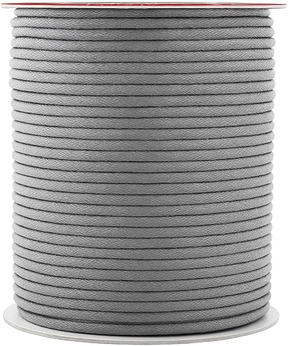 Miniatura 83 de Cuerda Mandala Crafts 0.03 pulgadas 109 yardas para hacer joyería, artesanía, macramé, cuerda de algodón encerado