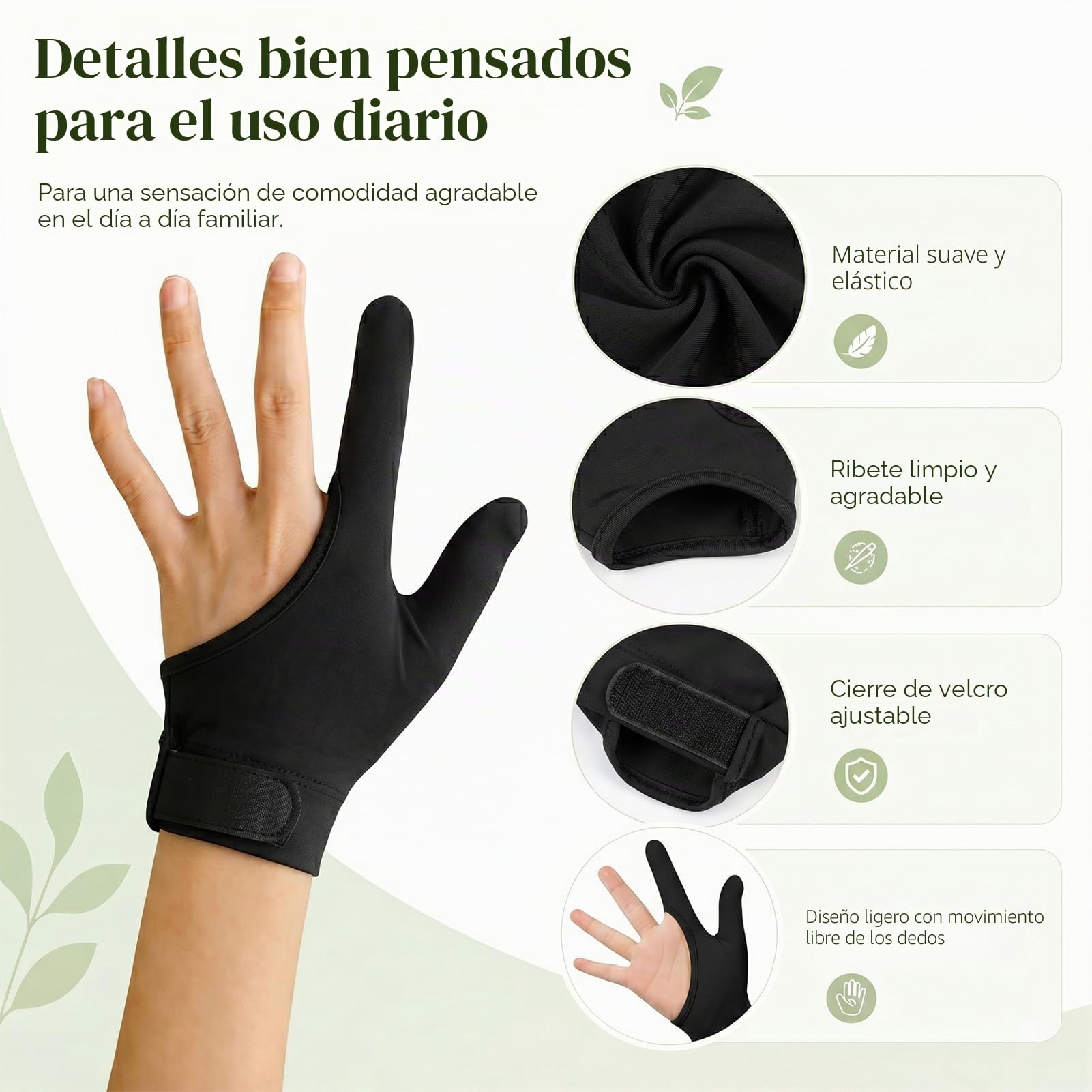 4 unidades de guantes de compresión para niños que dejan de chupar los pulgares para niños de 5 a 13 años. (#5)