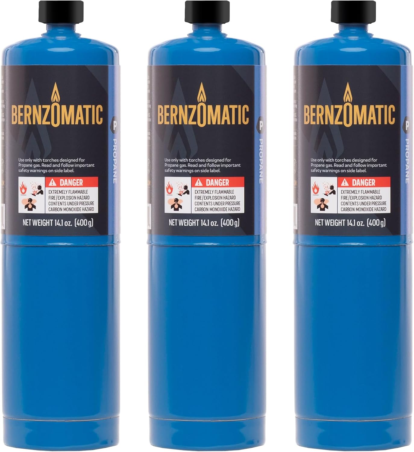 Bernzomatic Standard Propane Fuel Cylinder Pack of 3 14