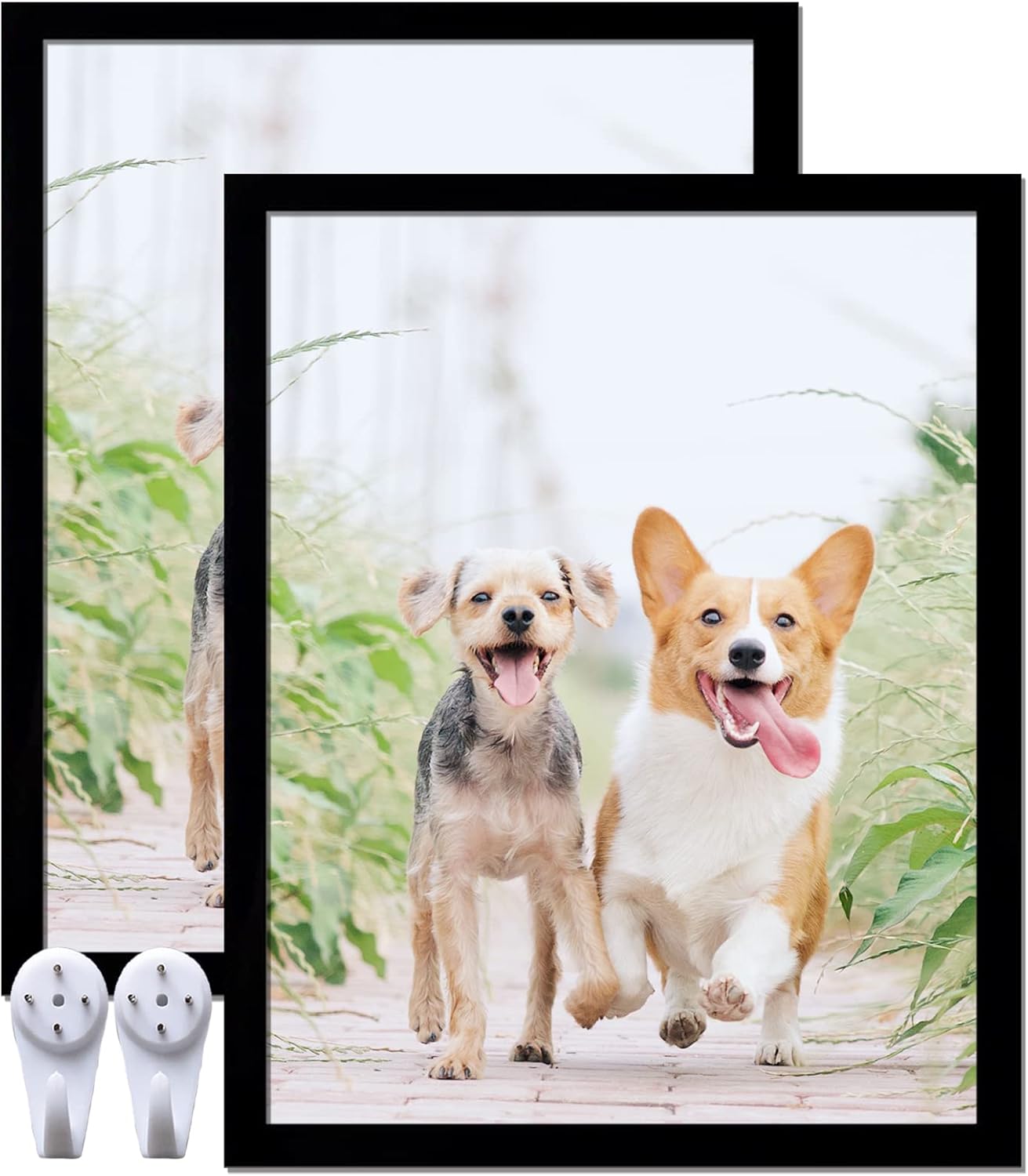 16x20 Picture Frame Black Photo Frames High Transparent Wall Gallery Desktop Horizontal Vertical for Canvas Collage Photo Poster Certificate 16 x 20 inches Black 16x20