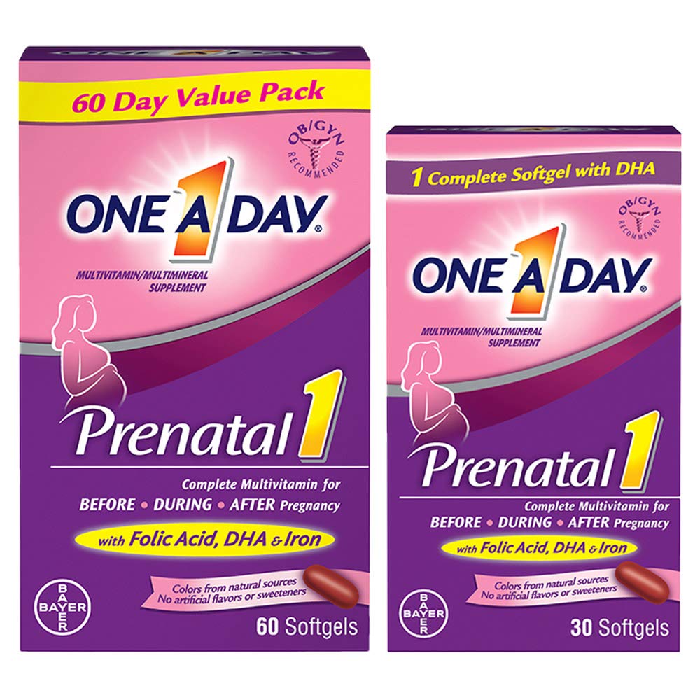 One A Day Prenatal 3 Months Supply 30+60ct 1 ea