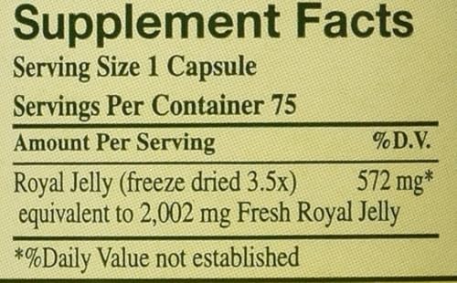 Miniatura 3 de Jalea Real 0,07 oz, 75 cápsulas  YS Eco Bee Farms, 726635784787, 1, 1