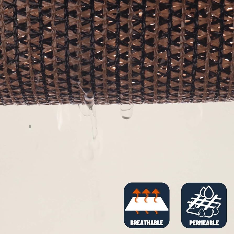 SUNNY GUARD Sun Shade Sail Rectangle 2.5x3m Waterproof UV Block For Garden Outdoor Patio Sand