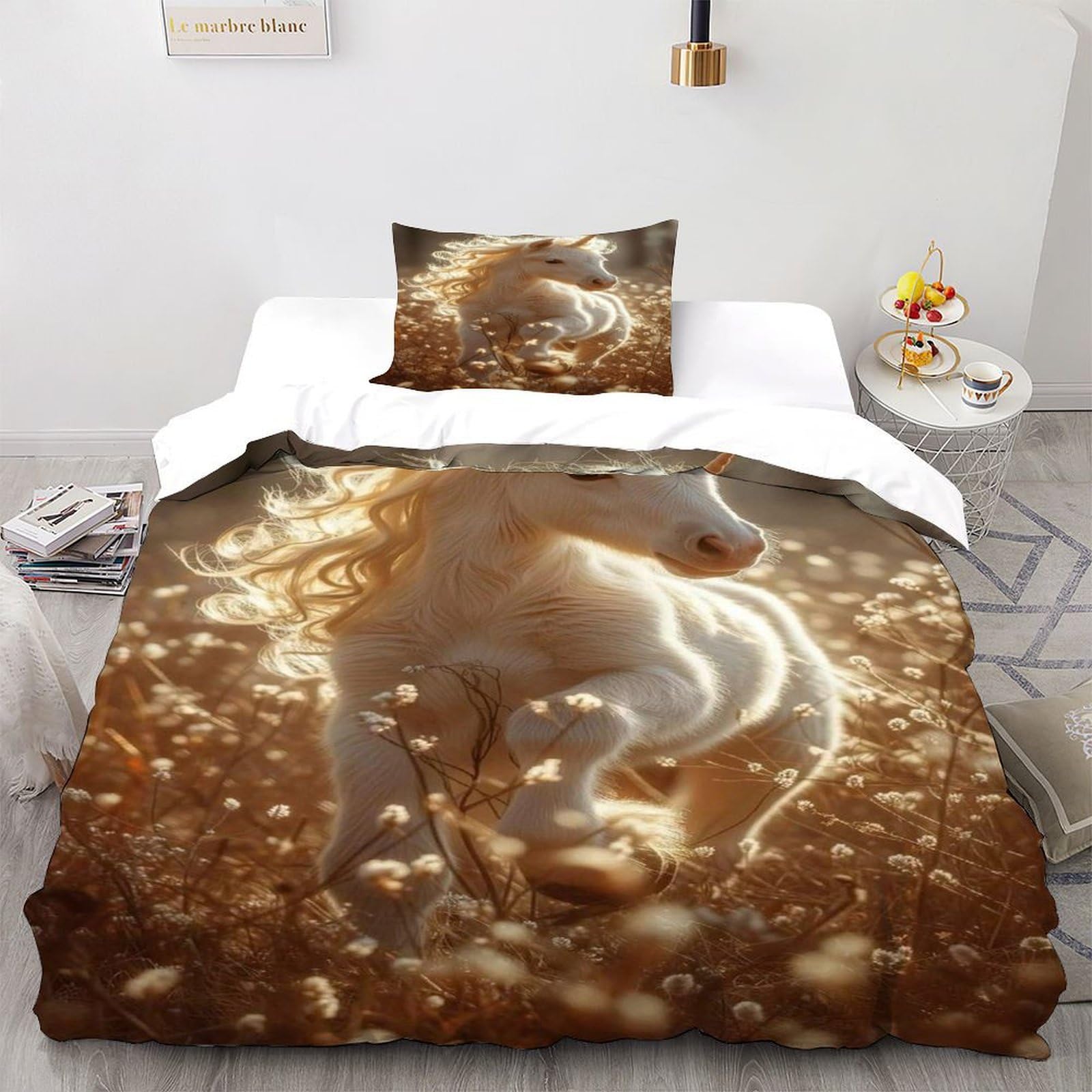 Parure de lit faune sauvage microfine pour chambre enfant et ado
