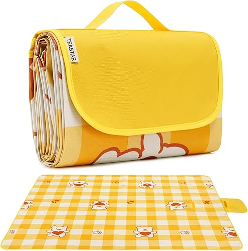 TEASTAR Manta de playa sin arena, impermeable, a prueba de arena, ligera, a prueba de agua, manta de picnic extra grande para viajes, hierba, playa,