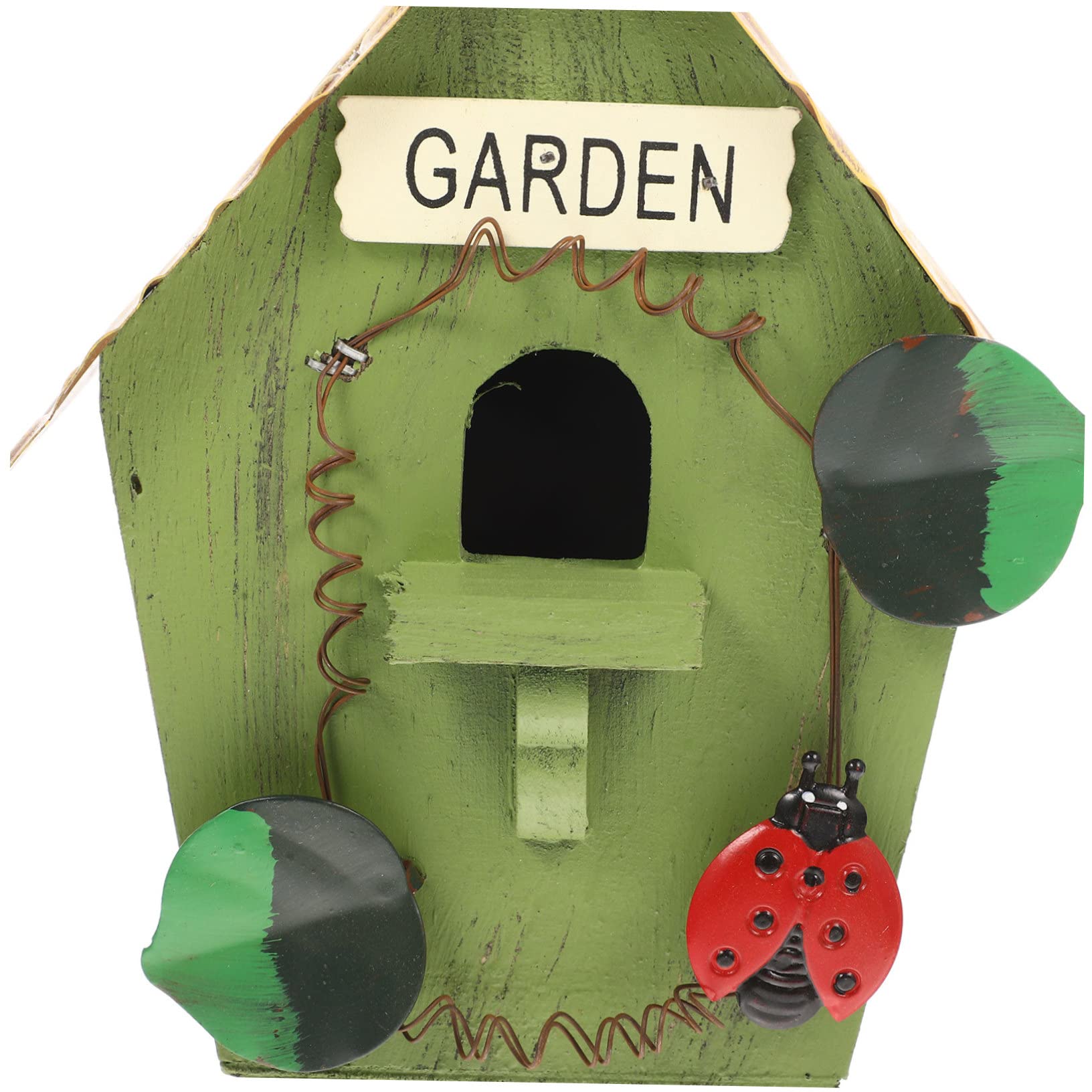 Vogelnest 2 Stück Hausform mit Seil für Gartenvögel