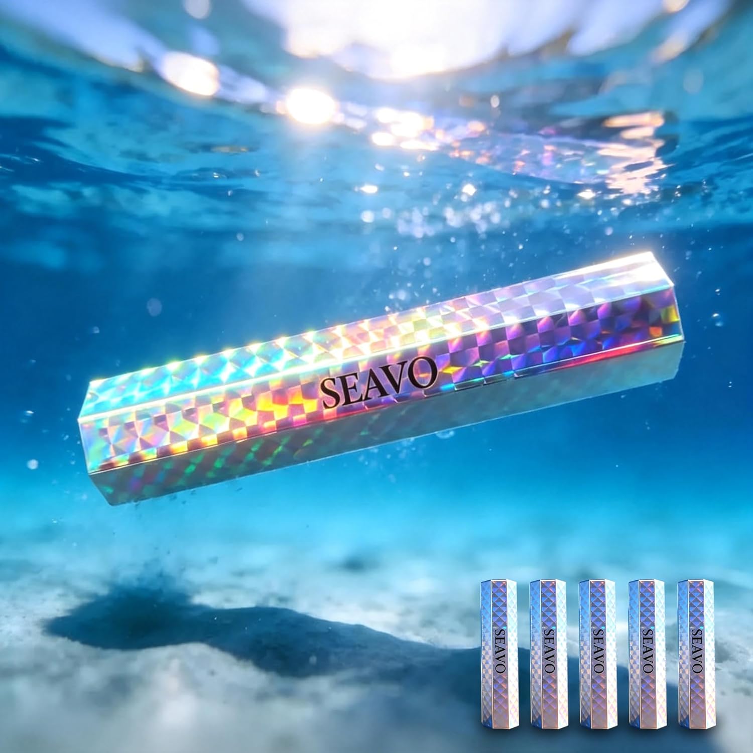 Reflective Fishing Flashers Spearfishing Throw Flasher - Reflective Fish Lure - Pack of 5 - Fish Attraction Tool - Versatile Lure Snapper Mackerel Squid Mahi Wahoo Grouper - Underwater Fishing Gear