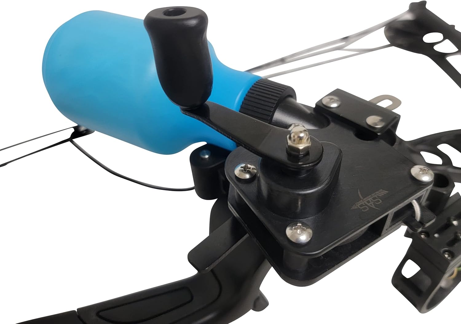 SAS Bowfishing Reel with Bottle and 33 Yards Dyneema Line for Compound Bow and Recurve Bow