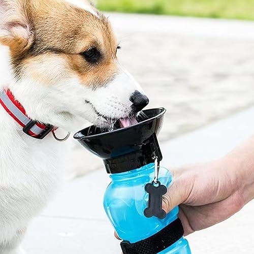 Botella de agua para mascotas para salir, taza de agua portátil, taza de viaje para gatos y perros, botella de agua para pasear perros, alimentador