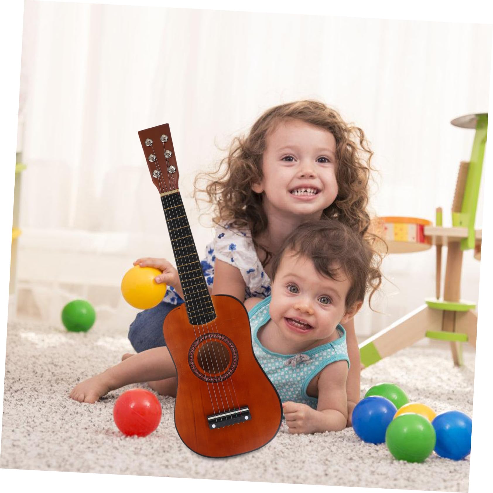 Guitarra de Madera 23 Pulgadas , Juguete Musical 1 Pieza
