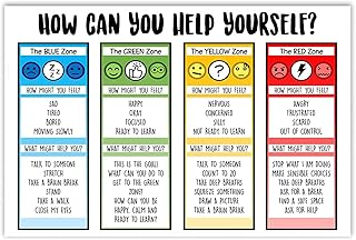 Children's emotional charts Mental health posters help students understand emotions posters -emotions poster Calm Down Corner Classroom Decorations For Preschool Teachers