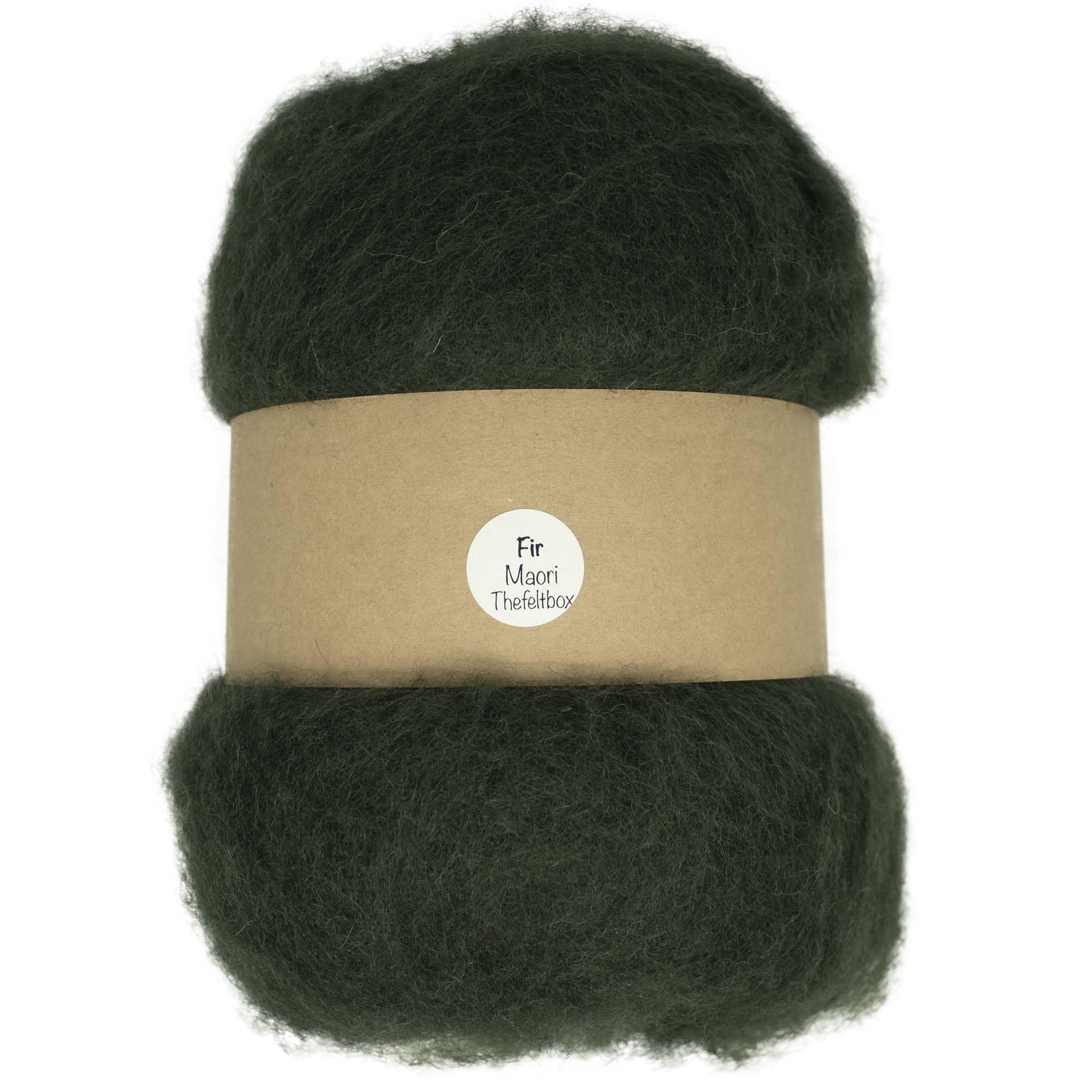 Lana Cardata Maori DHG Per Infeltrimento Ad Ago – 100g Colore Ruggine – Fibra Grossolana Neozelandese - 5