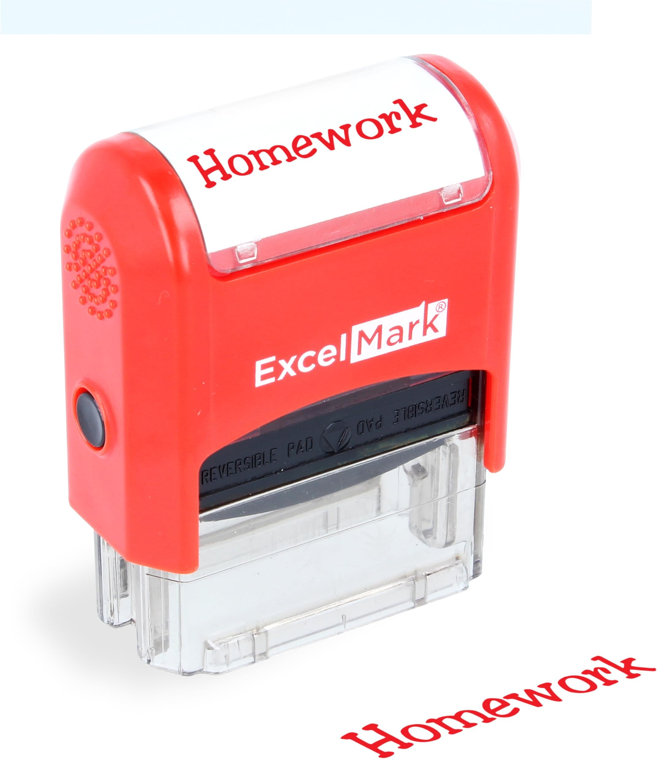 ExcelMark Self-Inking Rubber Teacher Grading Stamp - Homework