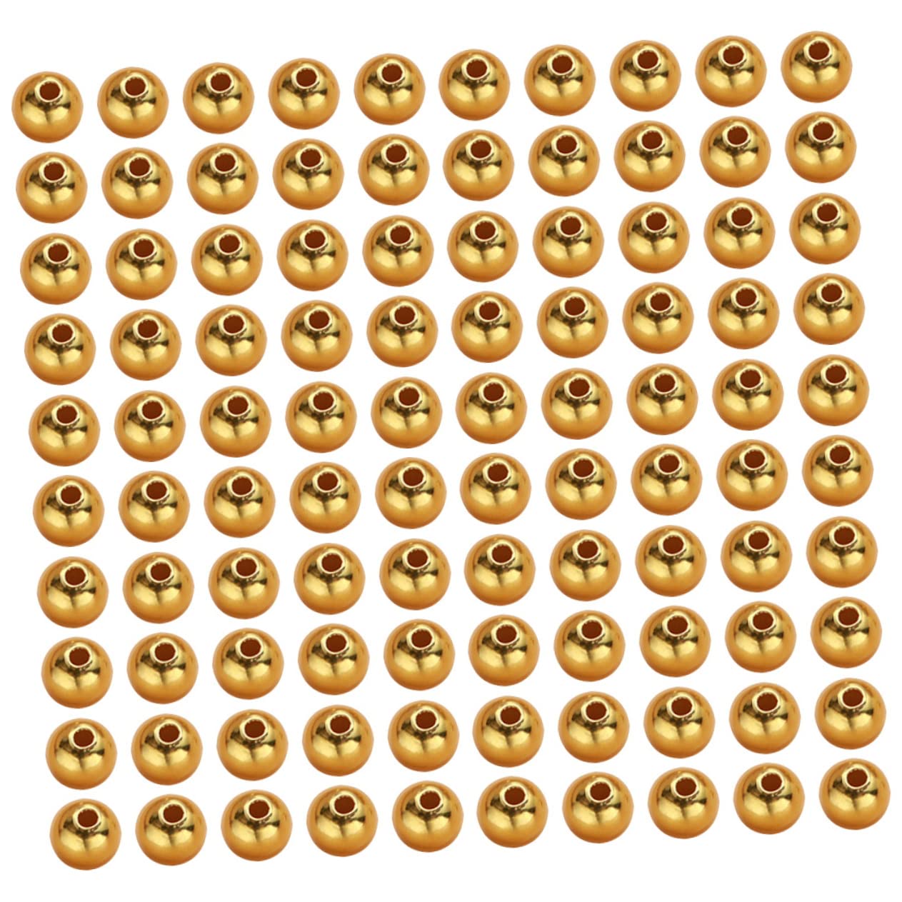 Perles ronde cuivre (300 pièces) écologiques pour la création de bijoux