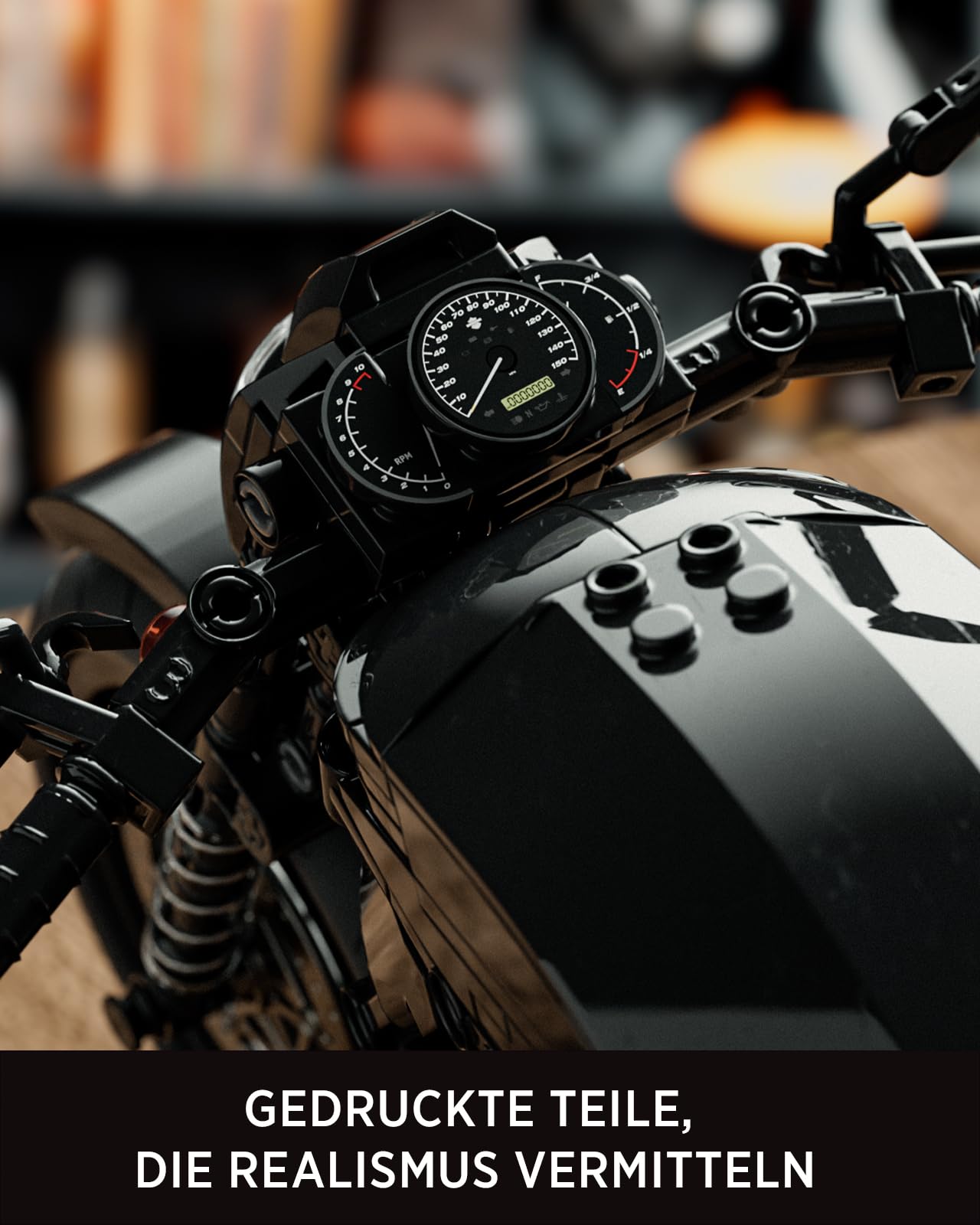 Nifeliz Straßenmotorrad Klemmbausteine für Erwachsene, Klassischer urban Modellbausatz, eine ideale Geschenkidee für Motorrad-Enthusiasten (1,041 Teile, NF10348)