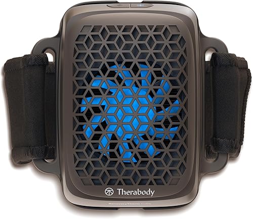 Therabody RecoveryTherm Cube - Terapia instantánea de calor, frío y contraste para aliviar el dolor, dolores y dolores, y recuperación muscular,