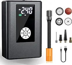 Mini Compressor, Calibrador De Pneu Portatil De Ar Forte